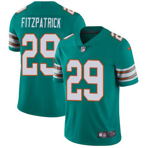 Nike Dolphins #29 Minkah Fitzpatrick Aqua Green Alternate Men's Stitched NFL Vapor Untouchable Limited Jersey